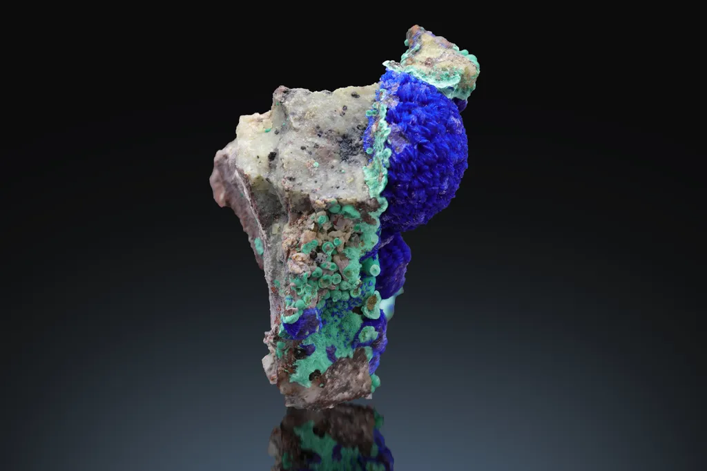 Azurite on Malachite - image 2