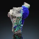 Azurite on Malachite - image 2
