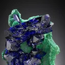 Azurite on Malachite - image 1