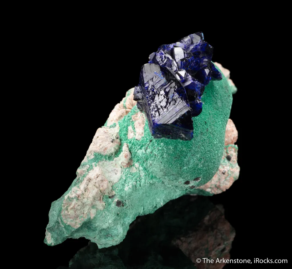 Azurite on Malachite - image 2