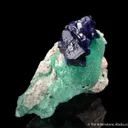 Azurite on Malachite - image 2