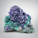 Azurite on Malachite - image 2
