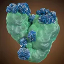 Azurite on Malachite - image 2