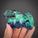 Azurite on Malachite (late 1800s) - image 1