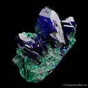 Azurite on Malachite ps. Azurite - image 5