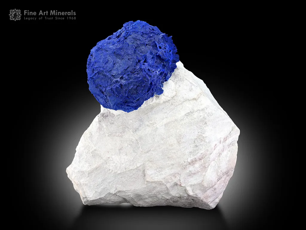 Azurite on Matrix from Australia image
