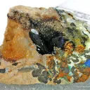 Azurite on Quartz - image 1