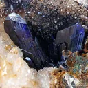 Azurite on Quartz - image 2