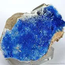 Azurite on Selenite - image 3