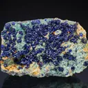 Azurite on Smithsonite - image 1