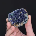Azurite on Smithsonite - image 2