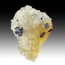 Azurite on Smithsonite - image 1