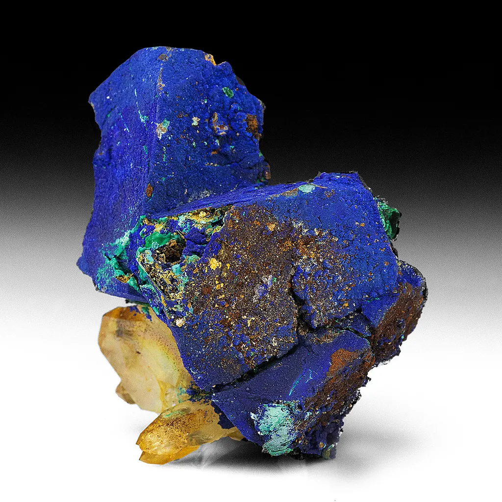 Azurite on Tetrahedrite image