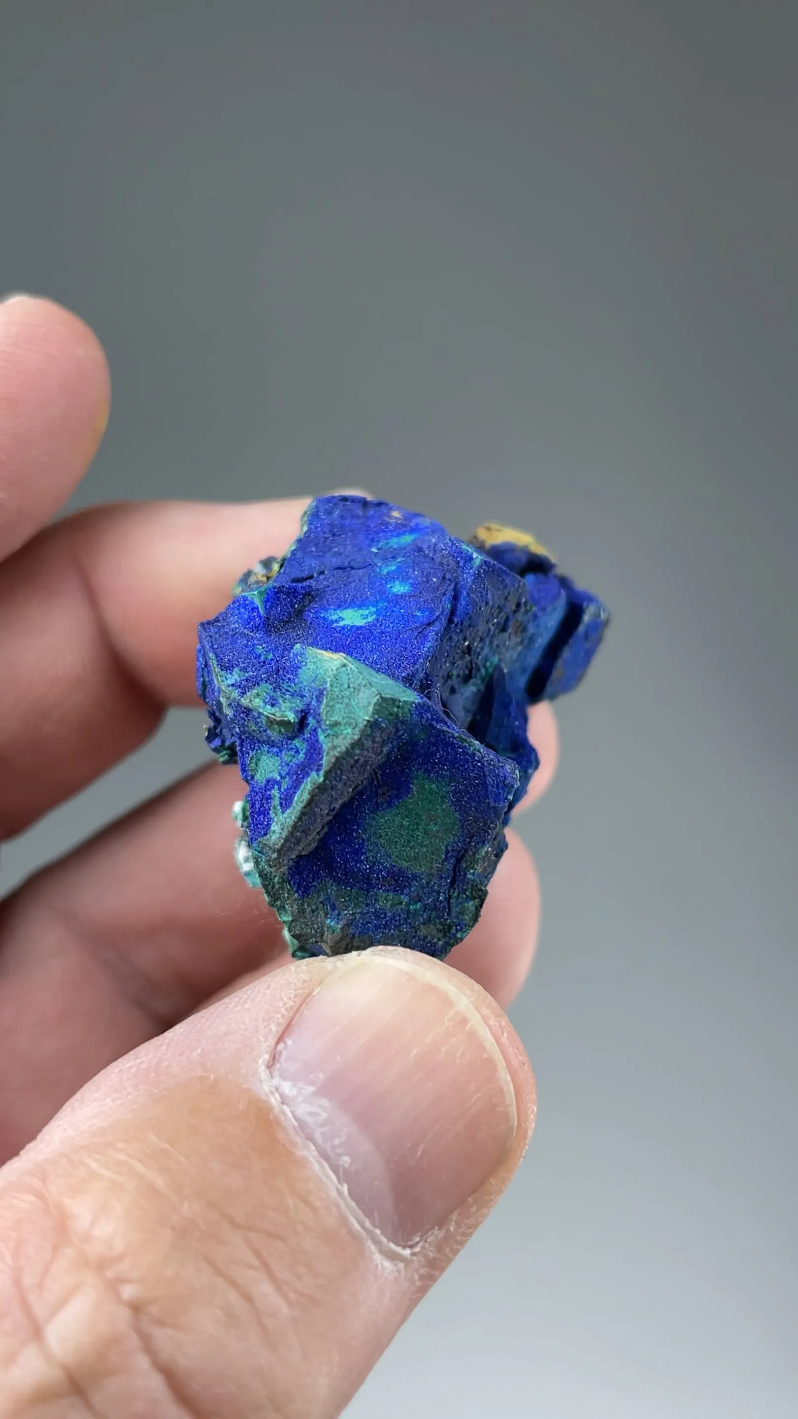 Azurite on Tetrahedrite - image 2