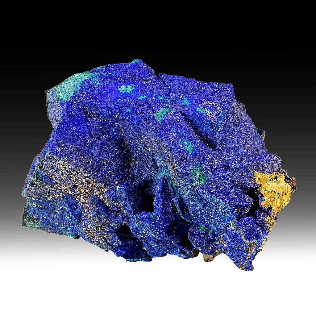 Azurite on Tetrahedrite image