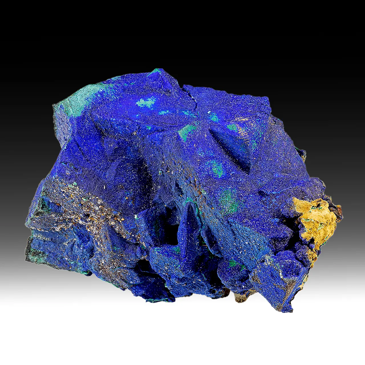 Azurite on Tetrahedrite - image 1