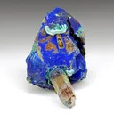 Azurite on Tetrahedrite - image 1