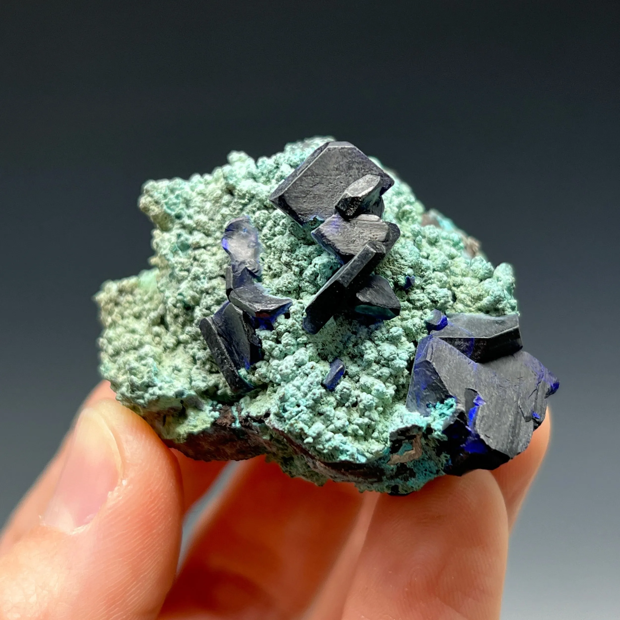 Azurite on Unknown - image 1