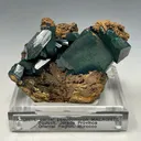 Azurite partial pseudomorph to Malachite - image 1
