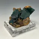 Azurite partial pseudomorph to Malachite - image 3