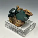 Azurite partial pseudomorph to Malachite - image 4