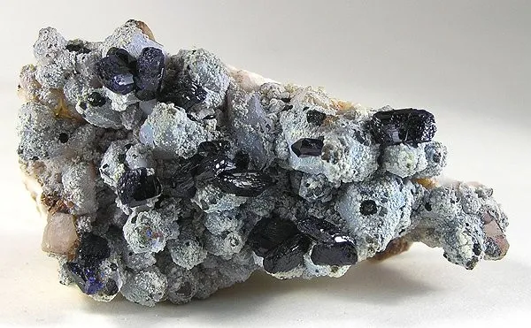 Azurite, Quartz image