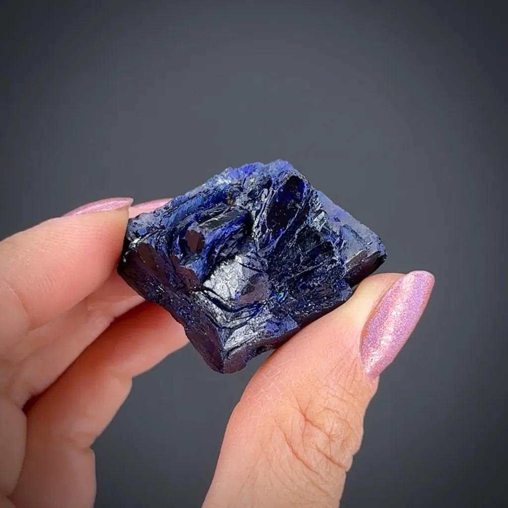 Azurite "rose" (late 1800's) image