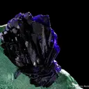 Azurite "rose" on Malachite - image 5