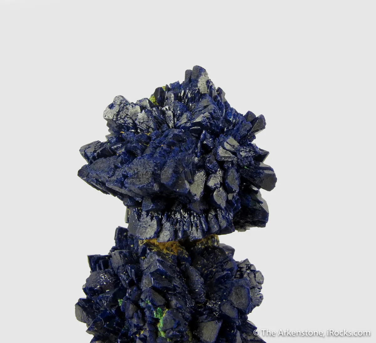 Azurite rosettes with Malachite - image 4