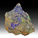 Azurite with Adamite, Mixite, Malachite - image 1