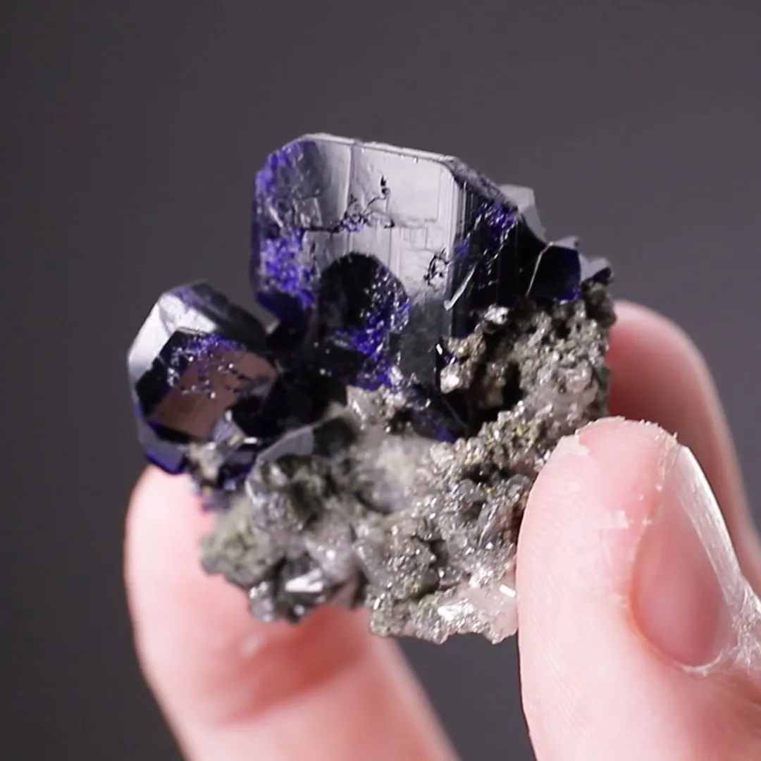 Azurite with Anglesite - image 2