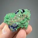 Azurite with Arsentsumebite - image 1