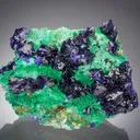 Azurite with Arsentsumebite - image 1