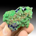 Azurite with Arsentsumebite - image 1
