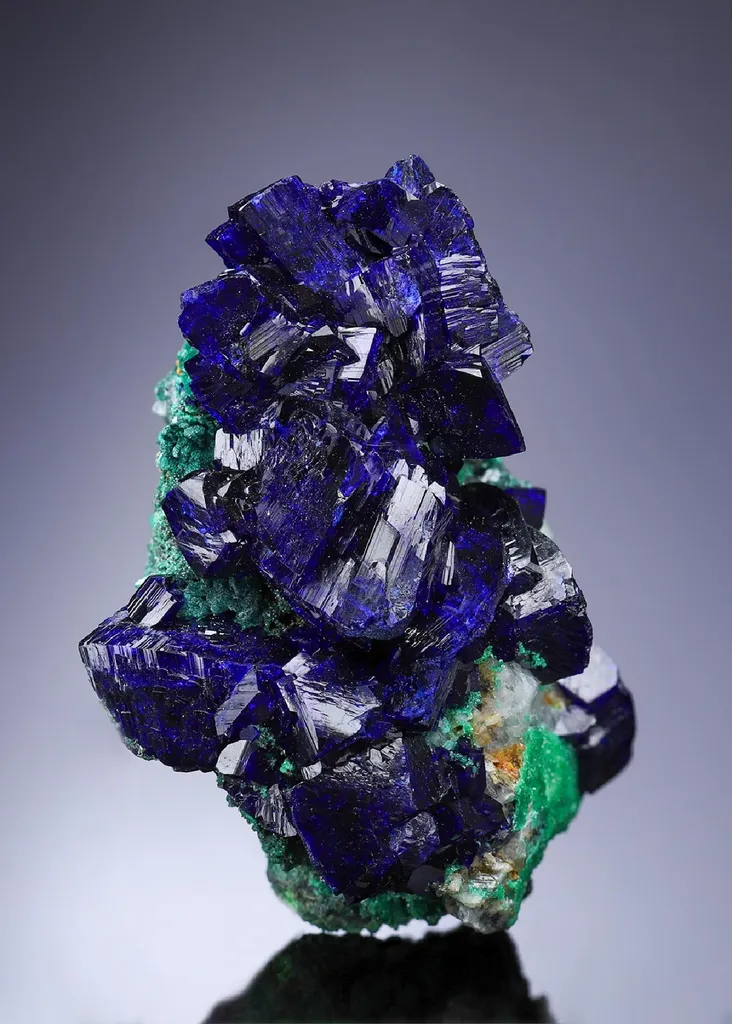 AZURITE with ARSENTSUMEBITE image