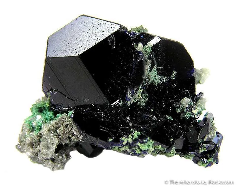 Azurite With Arsentsumebite (Easter Pocket) - image 1