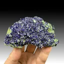 Azurite with Arsentsumebite - image 1