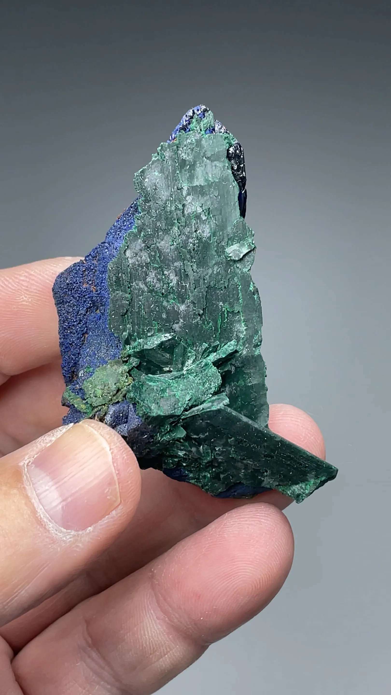 Azurite with Azurite replacing Malachite - image 2
