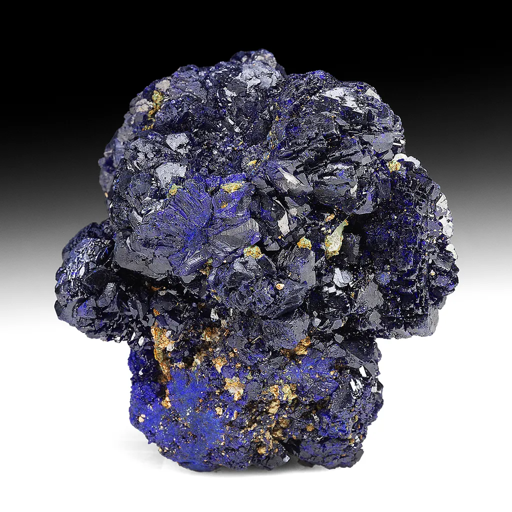 Azurite with Barite image