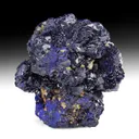 Azurite with Barite - image 1