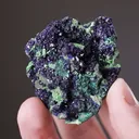Azurite with Bayldonite and Malachite ps. after Azurite - image 2