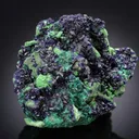 Azurite with Bayldonite and Malachite ps. after Azurite - image 1