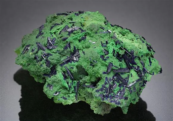 Azurite with Bayldonite - image 1