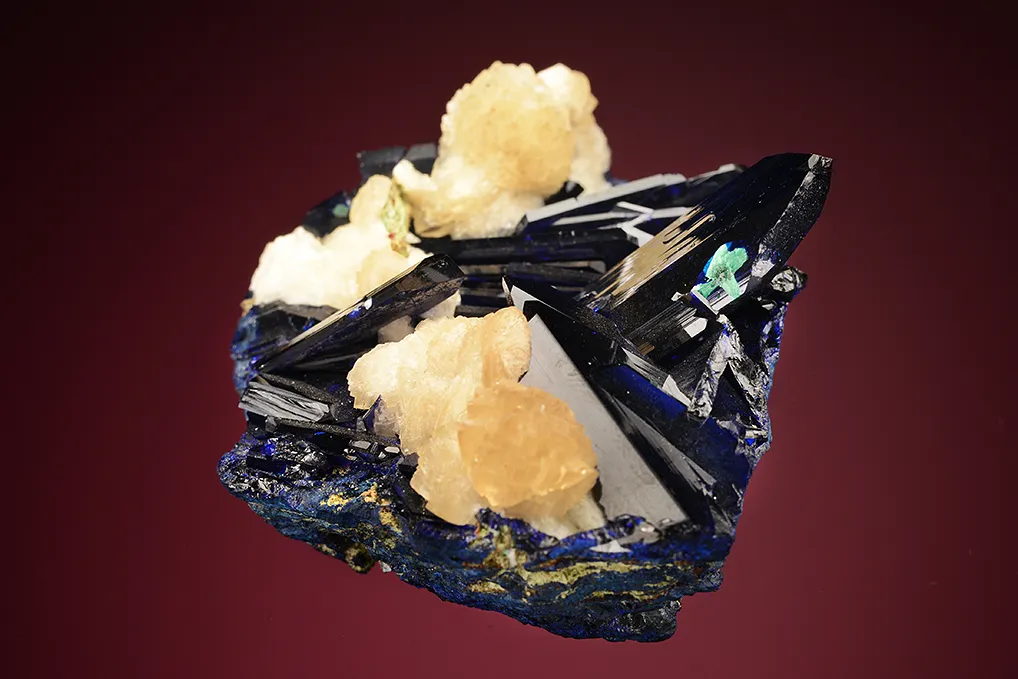 Azurite with Calcite - image 5