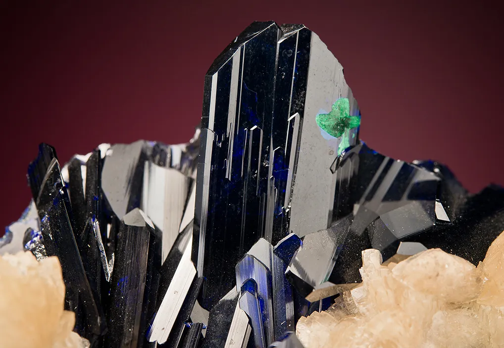 Azurite with Calcite - image 2