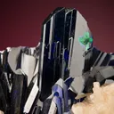 Azurite with Calcite - image 2