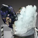 Azurite with Calcite - image 1