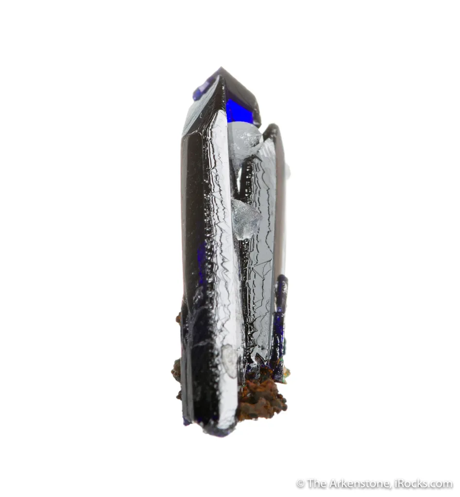 Azurite with Calcite - image 3