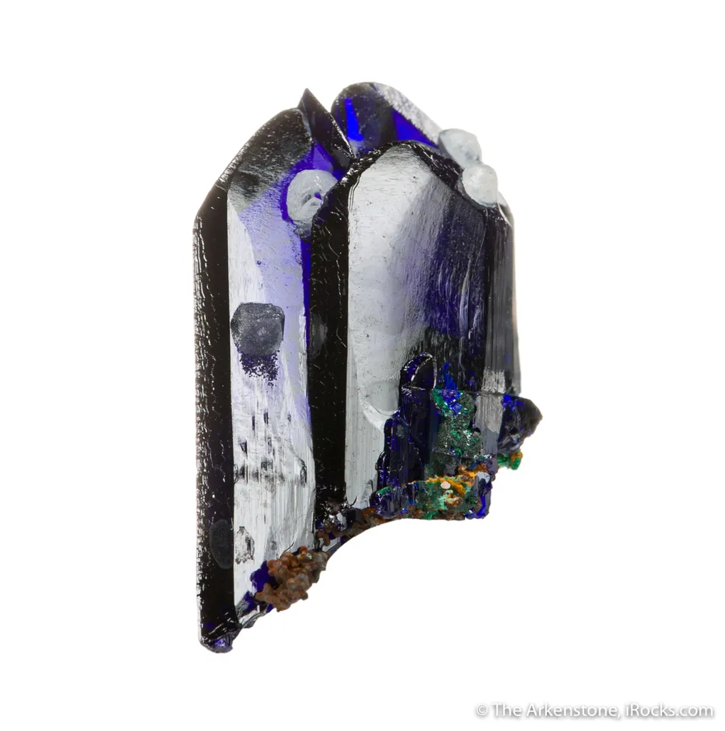 Azurite with Calcite - image 2