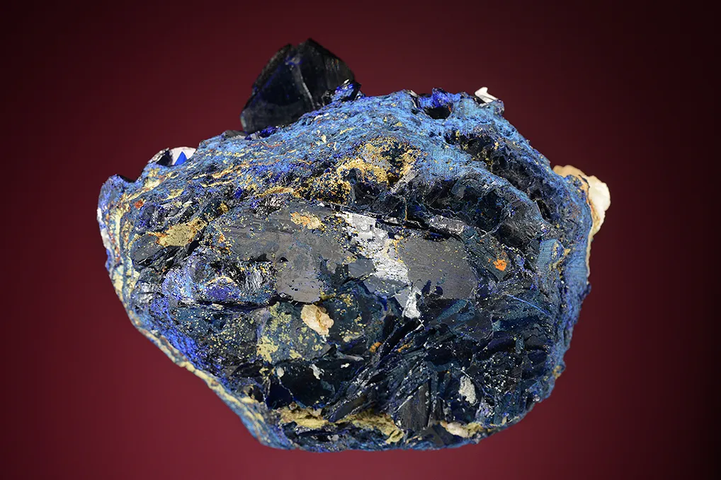 Azurite with Calcite - image 3